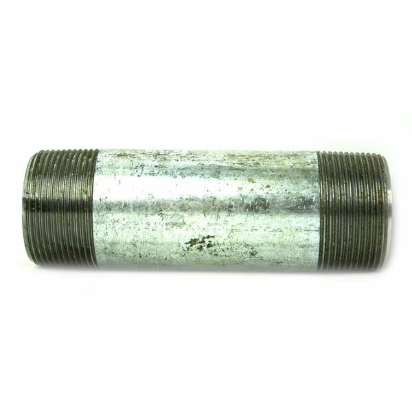 Thrifco Plumbing 1-1/2 Inch x 6 Inch Galvanized Steel Nipple 5220089